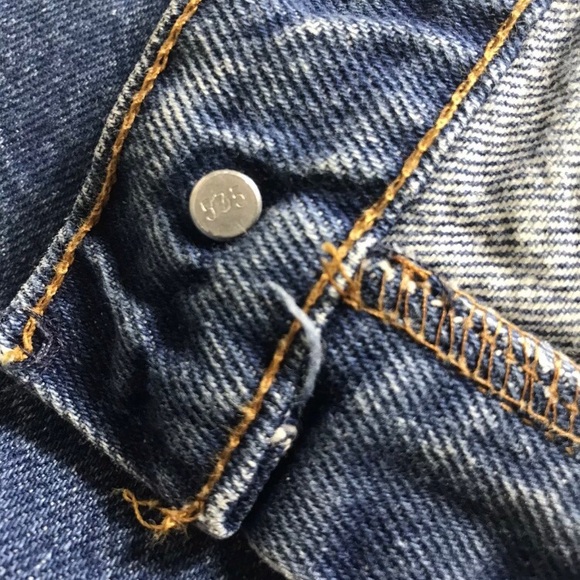 Men’s Vintage Levis Orange Tab 505 Straight Leg Medium Wash Size 42 Waist Jeans - Picture 9 of 10